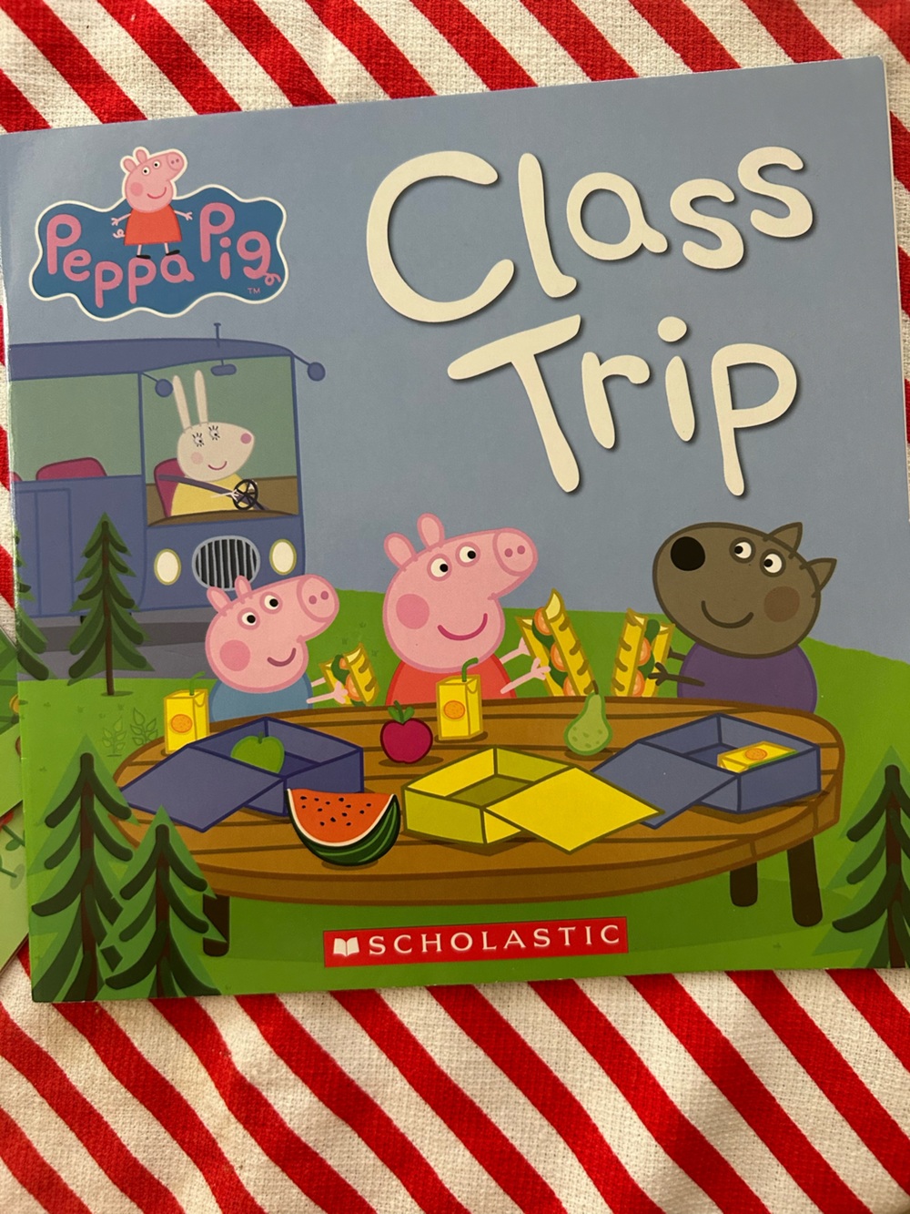 Peppa Pig Book and stickers.